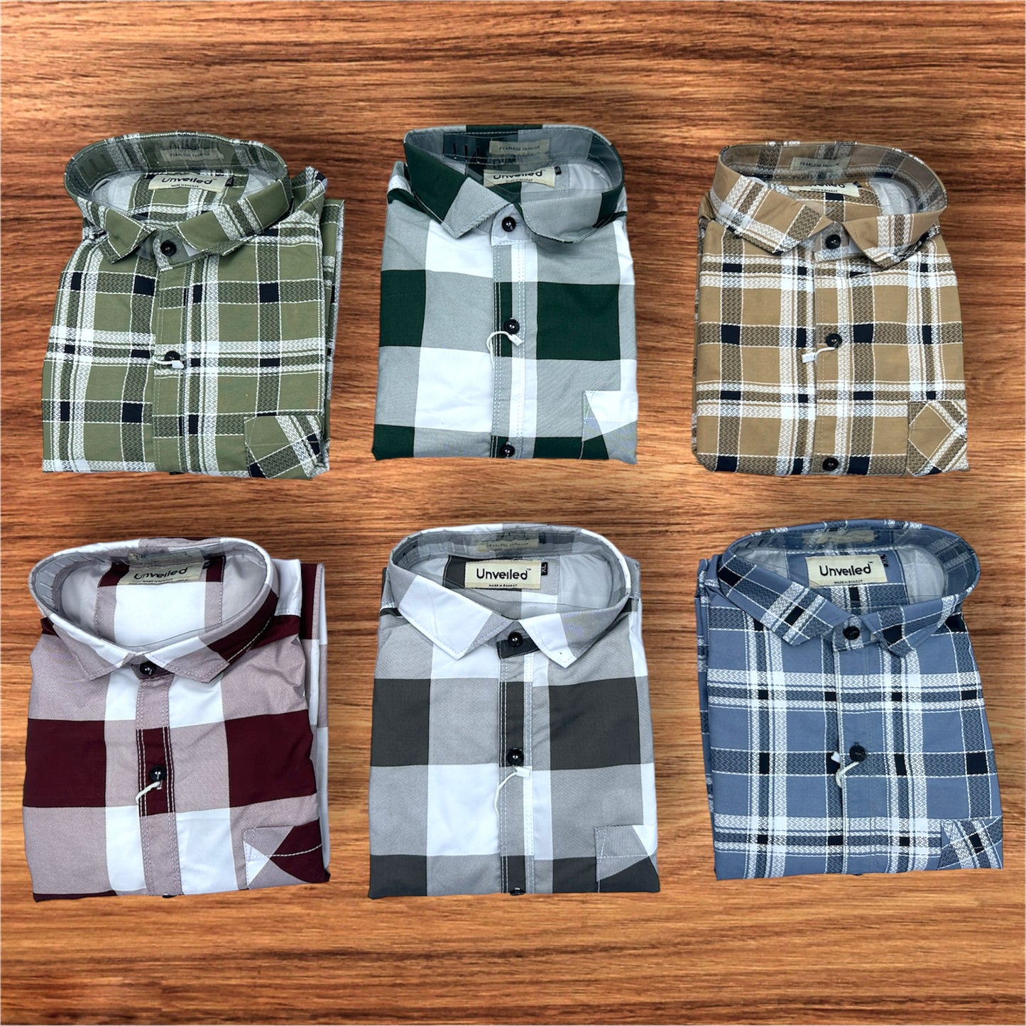 Combo of 4 Checked Shirts Rs. 999 Only