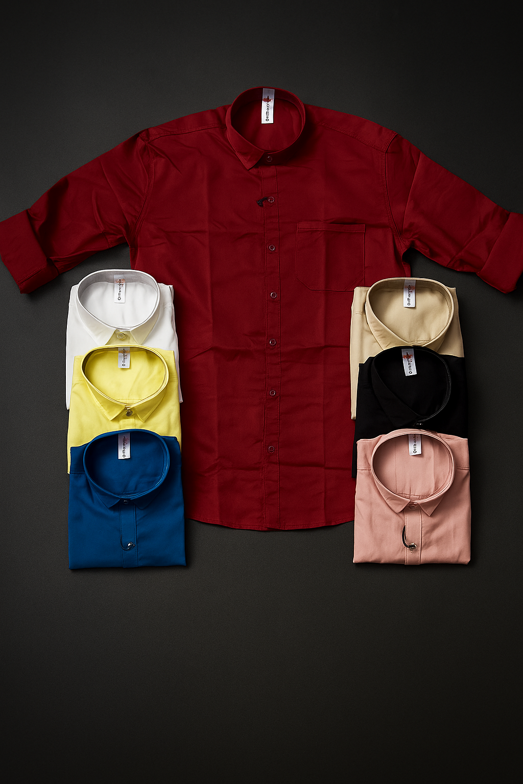 Combo of 4 plain Shirts Rs. 999 Only