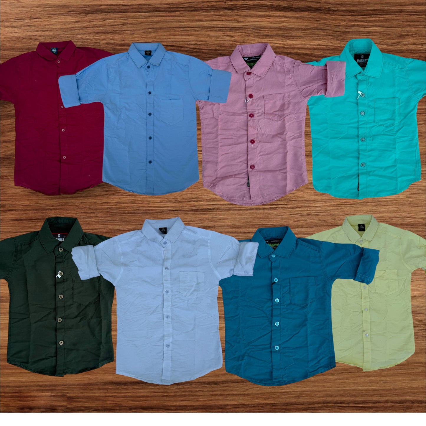 Combo of 4 plain Shirts Rs. 999 Only
