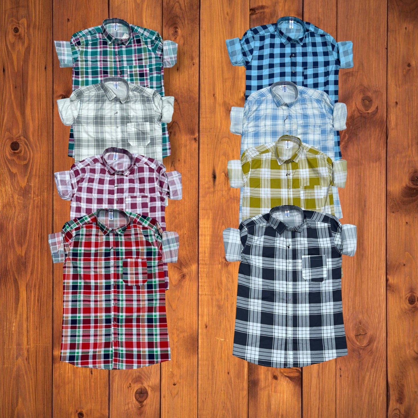 Combo of 4 Checked Shirts Rs. 999 Only