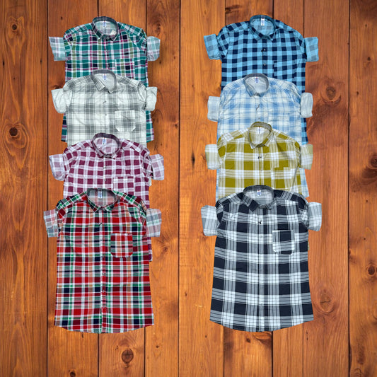 Combo of 4 Checked Shirts Rs. 999 Only