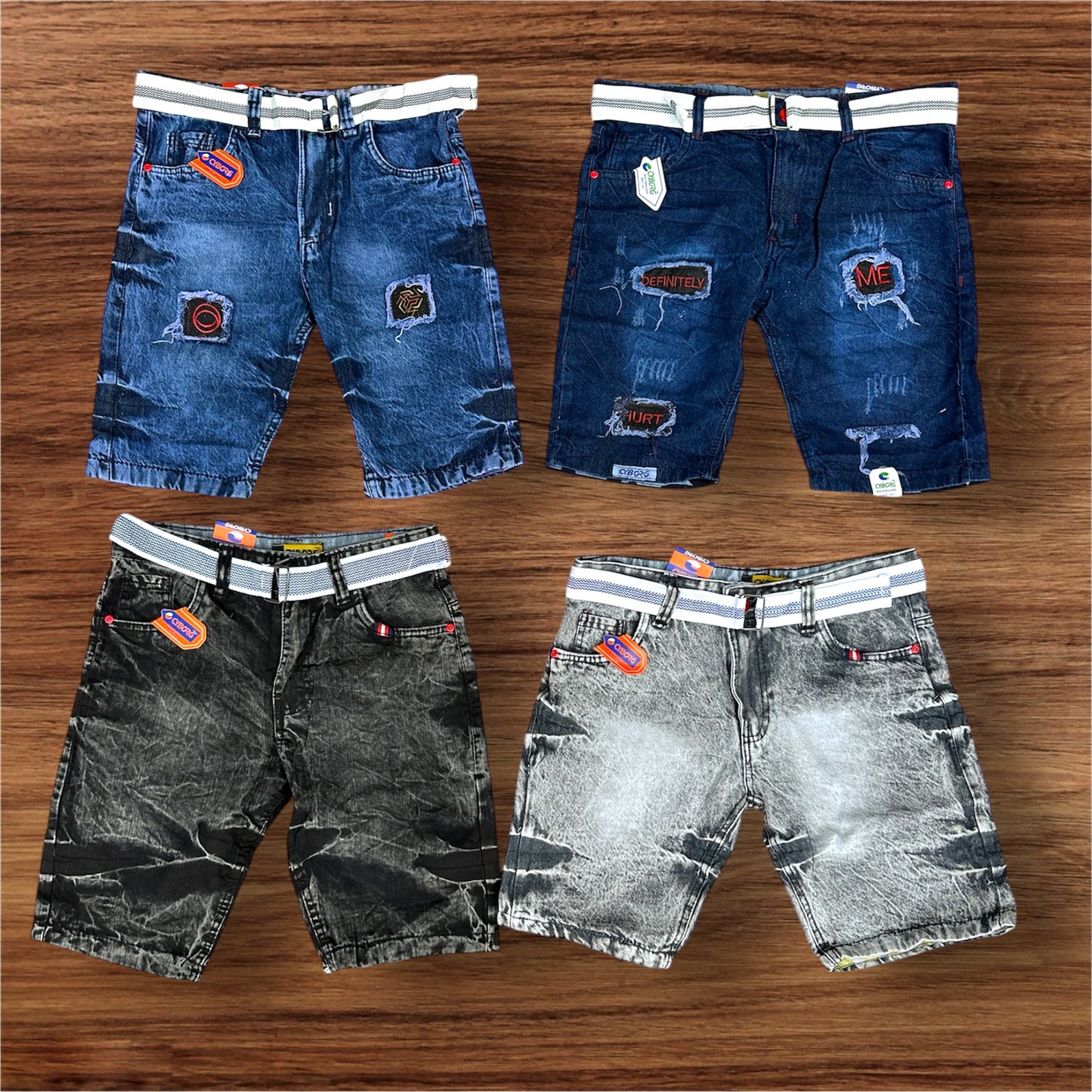 Combo of 4 jeans Shorts
