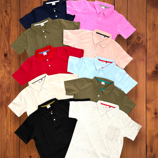 Combo Of 4 Cotton Polo T-Shirts 799/-