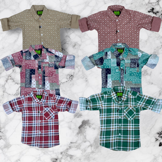 Combo of 3 kids printed shirts 649/-